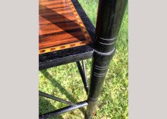 E. W. Godwin for William Watt. An important Anglo-Japanese ebonised and inlaid side table - Thumbnail 11