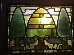 C. F. A Voysey for Liberty & Co. iconic Arts & Crafts Oak three fold screen Wyburd Studio's - Thumbnail 7