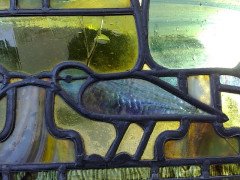 C. F. A Voysey for Liberty & Co. iconic Arts & Crafts Oak three fold screen Wyburd Studio's - Thumbnail 14