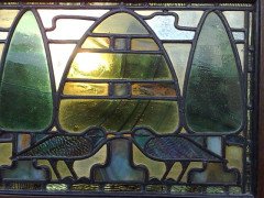 C. F. A Voysey for Liberty & Co. iconic Arts & Crafts Oak three fold screen Wyburd Studio's - Thumbnail 15