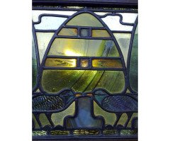 C. F. A Voysey for Liberty & Co. iconic Arts & Crafts Oak three fold screen Wyburd Studio's - Thumbnail 16