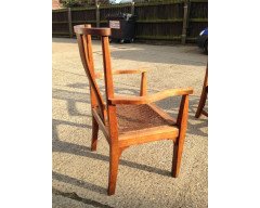 Arthur Simpson. Armchair with shaped back and original ratten drop - Thumbnail 5
