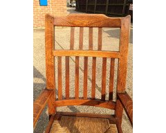 Arthur Simpson. Armchair with shaped back and original ratten drop - Thumbnail 10