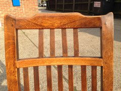 Arthur Simpson. Armchair with shaped back and original ratten drop - Thumbnail 11