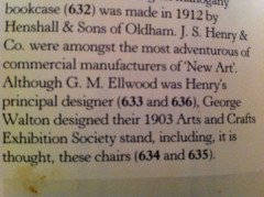 George Walton. A good pair of Arts & Crafts chairs - Thumbnail 7