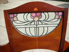 G. M. Ellwood for J. S. Henry. A stunning pure Arts & Crafts desk - Thumbnail 9