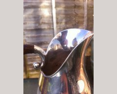 Josef Hoffmann, Style of. A rare German Arts & Crafts '925' silver claret jug - Thumbnail 6