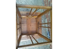 Wylie & Lochhead. A Well-Crafted pair of Arts & Crafts Oak Inlaid side tables and one other - Thumbnail 7