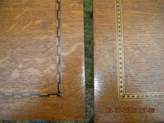 Wylie & Lochhead. A Well-Crafted pair of Arts & Crafts Oak Inlaid side tables and one other - Thumbnail 8