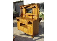 E. A. Taylor for Wylie & Lochhead. Oak Arts & Crafts sideboard - Thumbnail 2