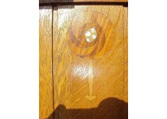 E. A. Taylor for Wylie & Lochhead. Oak Arts & Crafts sideboard - Thumbnail 4
