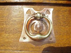 E. A. Taylor for Wylie & Lochhead. Oak Arts & Crafts sideboard - Thumbnail 6