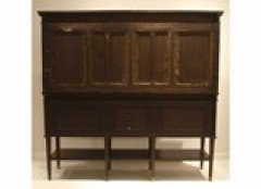 E. W. Godwin for Collinson & Lock. An eight leg Anglo-Japanese sideboard with brass sabots - Thumbnail 7
