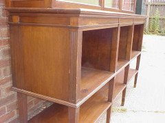 E. W. Godwin for Collinson & Lock. An eight leg Anglo-Japanese sideboard with brass sabots - Thumbnail 12