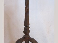 An Arts & Crafts adjustable iron standard lamp - Thumbnail 6
