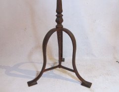 An Arts & Crafts adjustable iron standard lamp - Thumbnail 7
