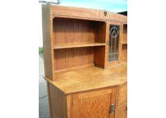 E. A. Taylor for Wylie & Lochhead. Oak Glasgow School sideboard - Thumbnail 4
