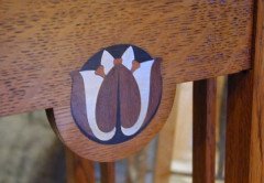 G. M. Ellwood for J. S. Henry. Arts & Crafts Oak centre table - Thumbnail 3