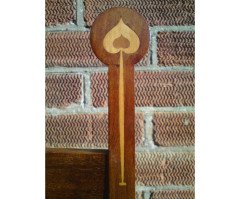 J. S. Henry Attributed, an Arts & Crafts Armchair with stylised floral inlays - Thumbnail 11