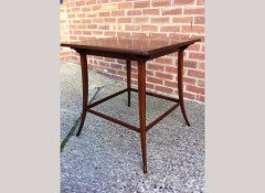 E W Godwin for Collinson and Lock. A mahogany tea table - Thumbnail 9