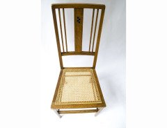 Ambrose Heal. A good pair of Arts & Crafts Oak side chairs - Thumbnail 4
