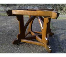 A. W. N. Pugin for J G Crace. outstanding Oak centre table - Thumbnail 4