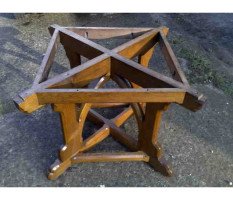 A. W. N. Pugin for J G Crace. outstanding Oak centre table - Thumbnail 5
