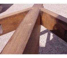 A. W. N. Pugin for J G Crace. outstanding Oak centre table - Thumbnail 9