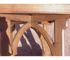 A. W. N. Pugin for J G Crace. outstanding Oak centre table - Thumbnail 12