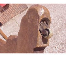 A. W. N. Pugin for J G Crace. outstanding Oak centre table - Thumbnail 18