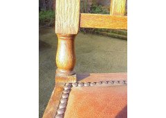 George Walton, Style of. A pair of Arts & Crafts Oak chairs - Thumbnail 6