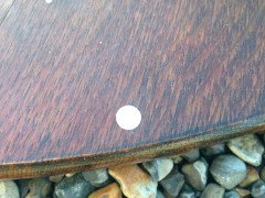 Heal's of London. Rare Oak cricket table - Thumbnail 10