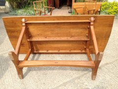 Edward Barnsley. A super quality Cotswold style oak dining table designed for the Rural Industries Bureau. - Thumbnail 10