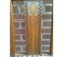G. M. Ellwood for J. S. Henry. Rare and important Arts & Crafts Oak Armchair and matching side chair - Thumbnail 22