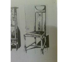 G. M. Ellwood for J. S. Henry. Rare and important Arts & Crafts Oak Armchair and matching side chair - Thumbnail 29