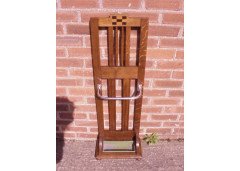 E. A. Taylor. A Glasgow School Arts & Crafts Oak stickstand - Thumbnail 3
