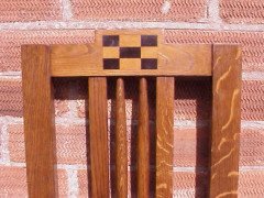 E. A. Taylor. A Glasgow School Arts & Crafts Oak stickstand - Thumbnail 4