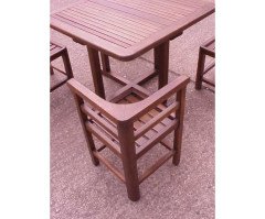 Heal's of London. Rare classic teak garden suite of superior design - Thumbnail 2
