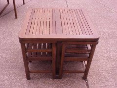 Heal's of London. Rare classic teak garden suite of superior design - Thumbnail 6