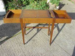 George Walton. An Arts & Crafts Oak fold over writing desk - Thumbnail 2