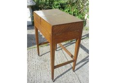 George Walton. An Arts & Crafts Oak fold over writing desk - Thumbnail 3