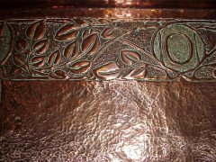 Arts & Crafts copper tray - Thumbnail 2