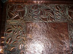 Arts & Crafts copper tray - Thumbnail 3