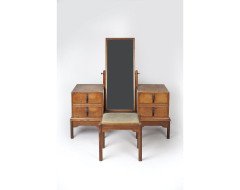 Gordon Russell. Oak Dressing table and stool - Thumbnail 1