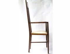 G. M. Ellwood for J. S. Henry. A pair of mahogany Armchairs merly with a J. S. Henry label under - Thumbnail 2