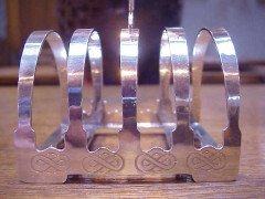 Liberty & Co. A wonderful pair of silver toast racks in the Glasgow Style - Thumbnail 3