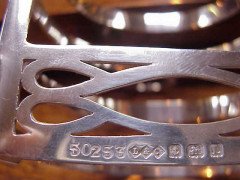 Liberty & Co. A wonderful pair of silver toast racks in the Glasgow Style - Thumbnail 4