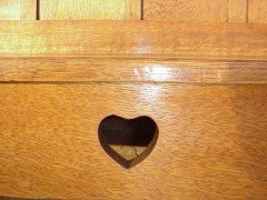 A well designed Well-Crafted Arts & Crafts Oak settle - Thumbnail 2