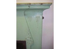 An Arts & Crafts Glasgow Style cast iron fireplace - Thumbnail 4
