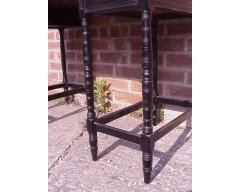 Collinson & Lock. eight leg ebonised desk with a Makassar Ebony top. - Thumbnail 9